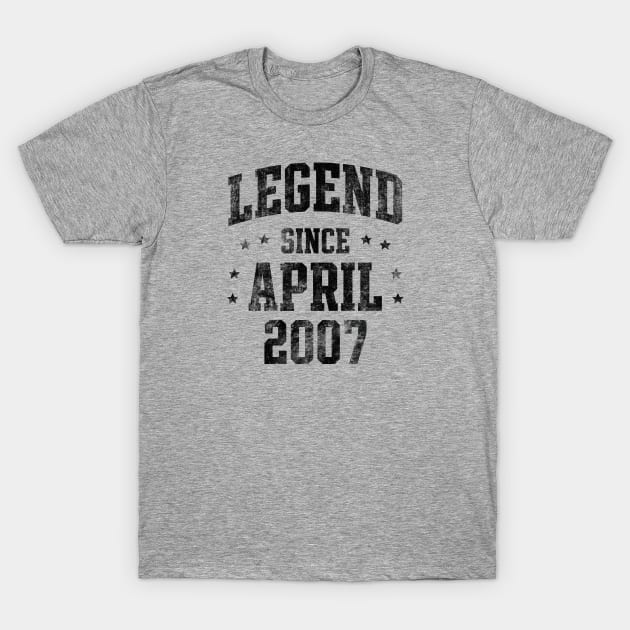 Legend since April 2007 T-Shirt by Creativoo